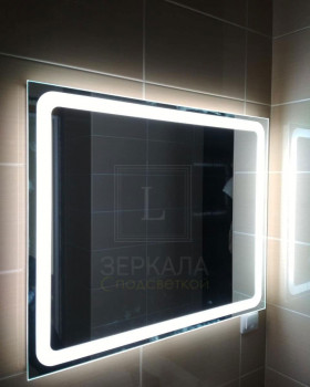 Зеркало для ванной комнаты с LED подсветкой Равенна 150х70 см